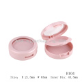 B104 Hot sale mini poudre compacte en forme ronde en poudre compact en plastique compact en poudre